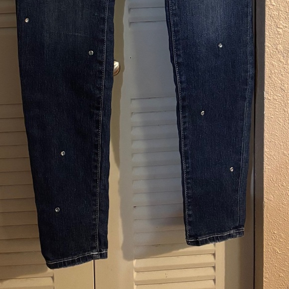 True Religion Curvy Skinny Jeans with Swarovski Crystals Size 30 - New With Tags - Picture 7 of 8